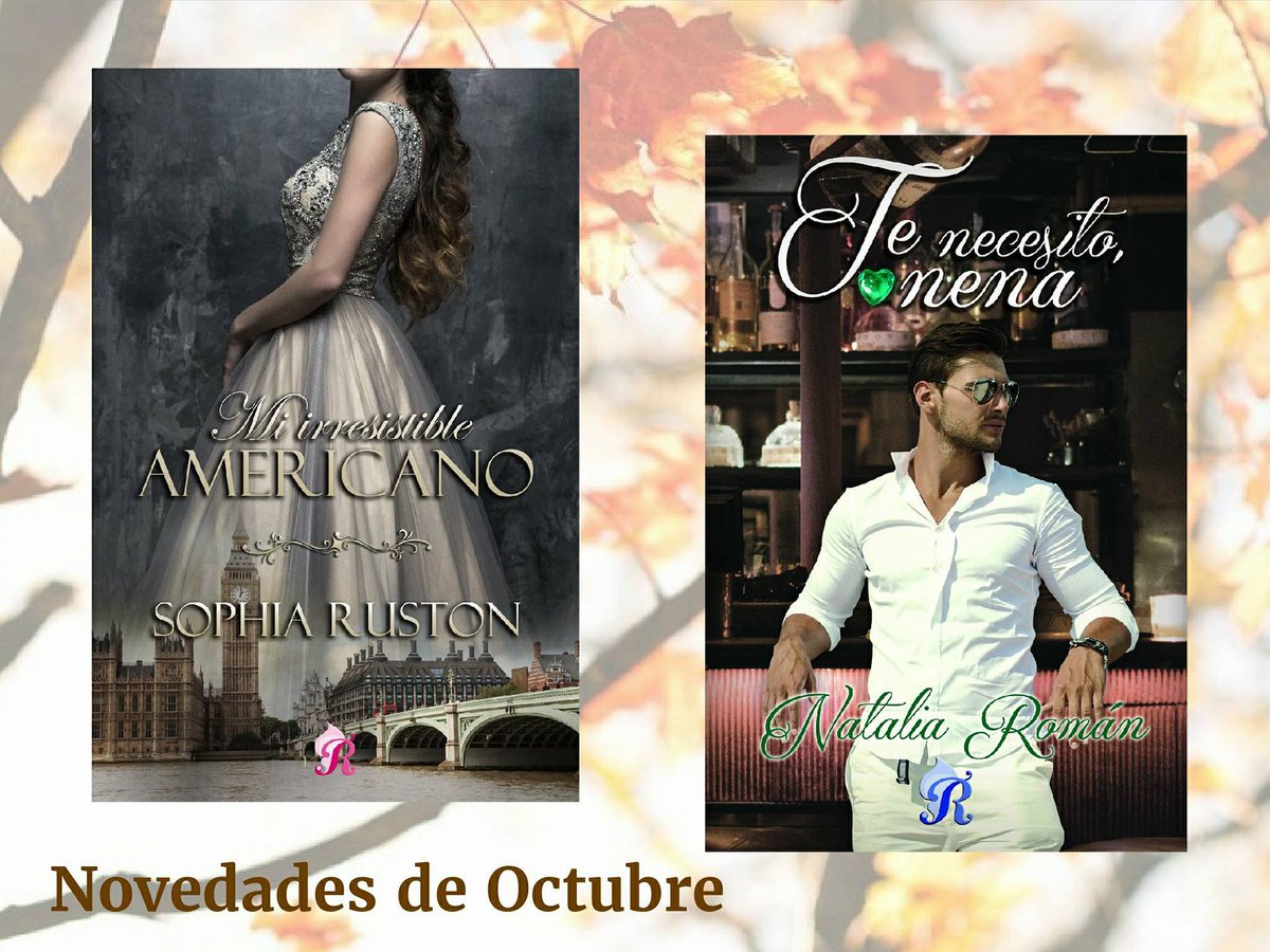Os presentamos las portadas de las novedades de #Octubre. 
<a href="/RustonSophia/">Sophia Ruston</a> y <a href="/NataliaRomanLo1/">Natalia Roman Lopez</a> 
¡Han quedado genial!