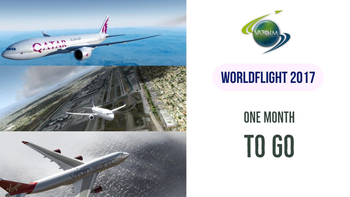 vatsim's tweet photo. On November 4th, @WorldFlight 2017 comes to VATSIM. Join us for one of VATSIM's biggest events https://t.co/aTxbeaIY1O #vatsimevents https://t.co/X4ktoZ9uK9