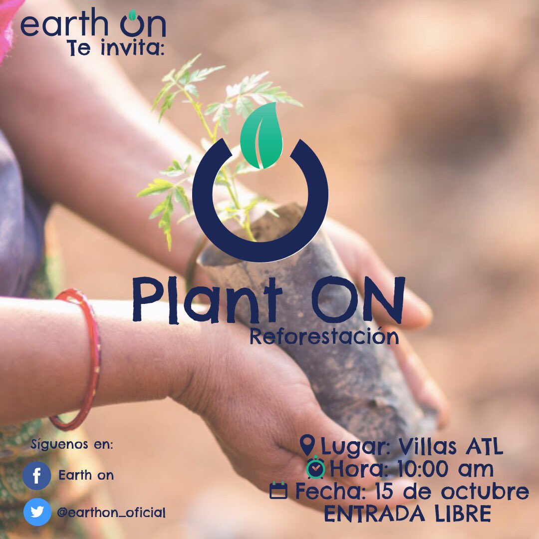 earthon_oficial's tweet photo. Registrate en el siguiente link:
https://t.co/Il1pSZoV7F
¡NO FALTES TE ESPERAMOS!
#ReforestaciónPlantON #EarthON https://t.co/oBA7uXYU9R