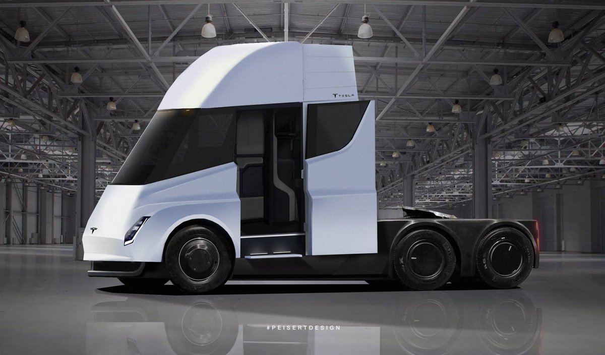 Teslarati On Twitter Tesla Semi Truck With Crew Cabin Brought To