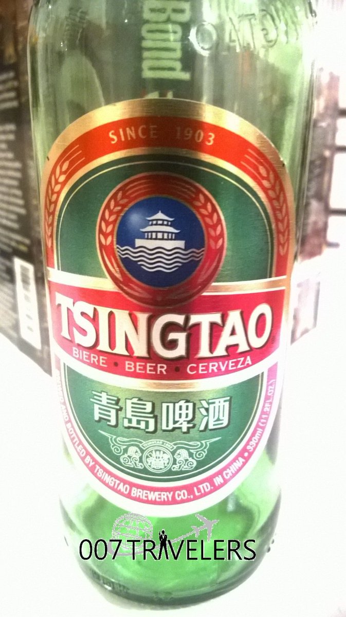 007Travelers's tweet photo. 007 Drink: #Tsingtao beer from #ZeroMinusTen by @RaymondBenson. Read more:
https://t.co/emIil5va9V
#JamesBond #drinks #books #Bondbooks https://t.co/kXGjWU9rvI