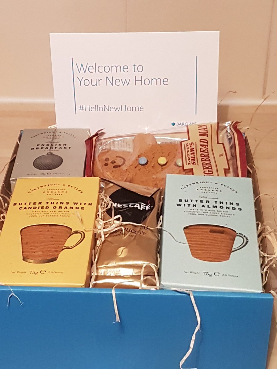 An unexpected parcel arrived at my new house today from <a href="/BarclaysUK/">Barclays UK</a>! Awesome! #HelloNewHome