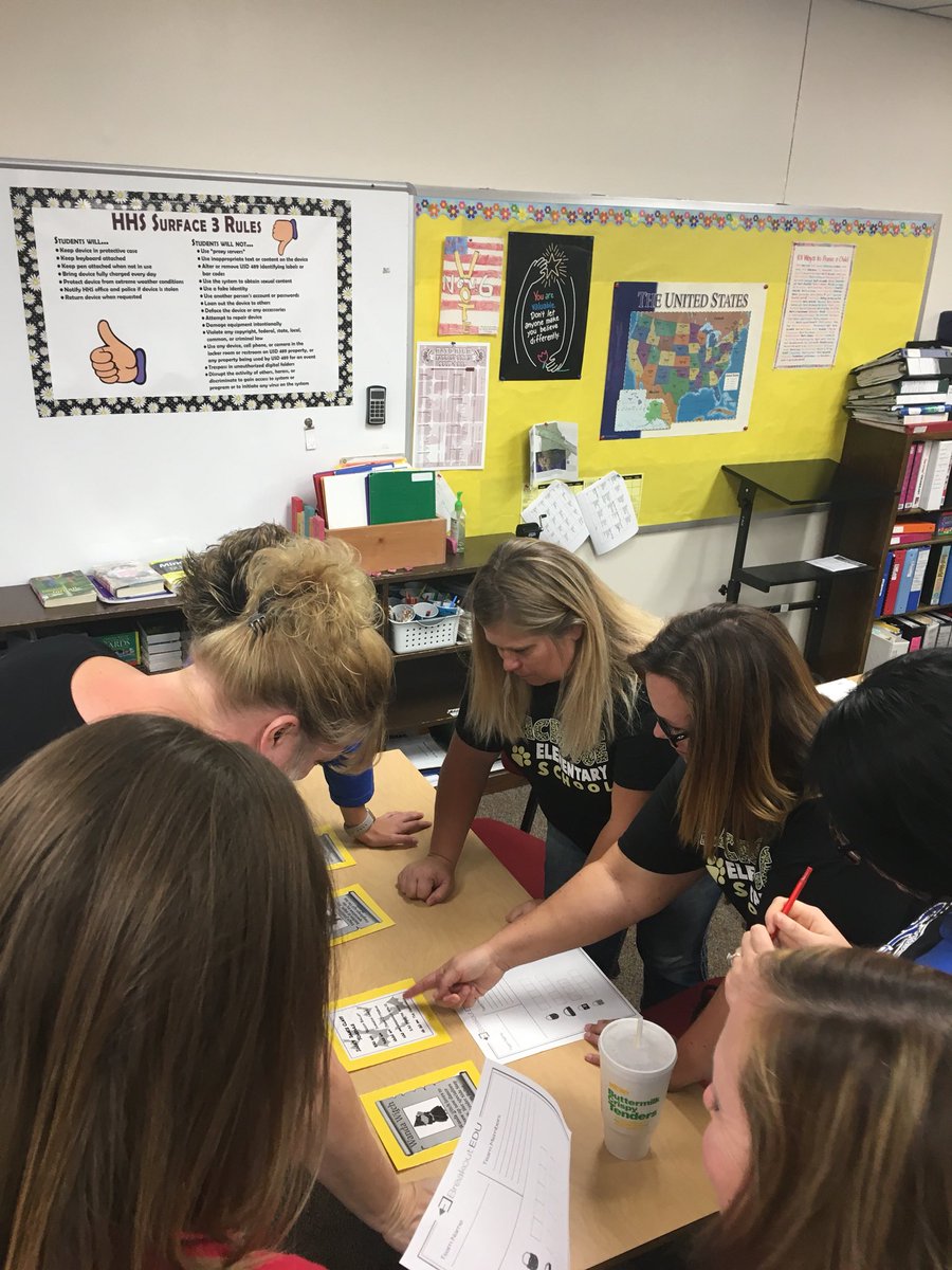 kristyoborny's tweet photo. Teachers learning by doing #breakoutedu #TiGERNATiON #ckls https://t.co/CXAfE1n6ed