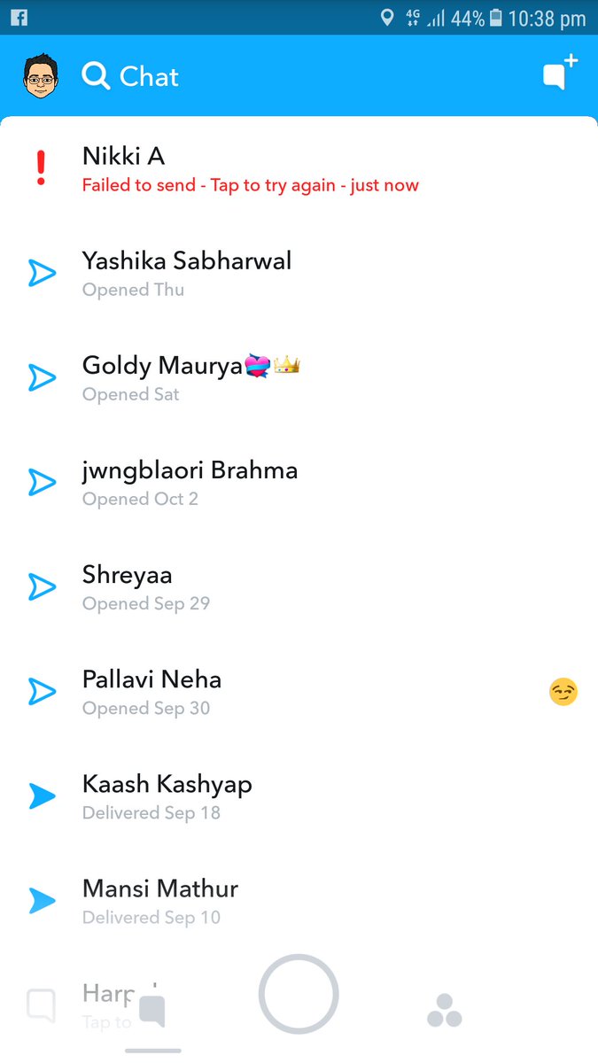 simplydishant's tweet image. @snapchatsupport unable to send and receive anything on snapchat #snapchaterror userid -dgroovb