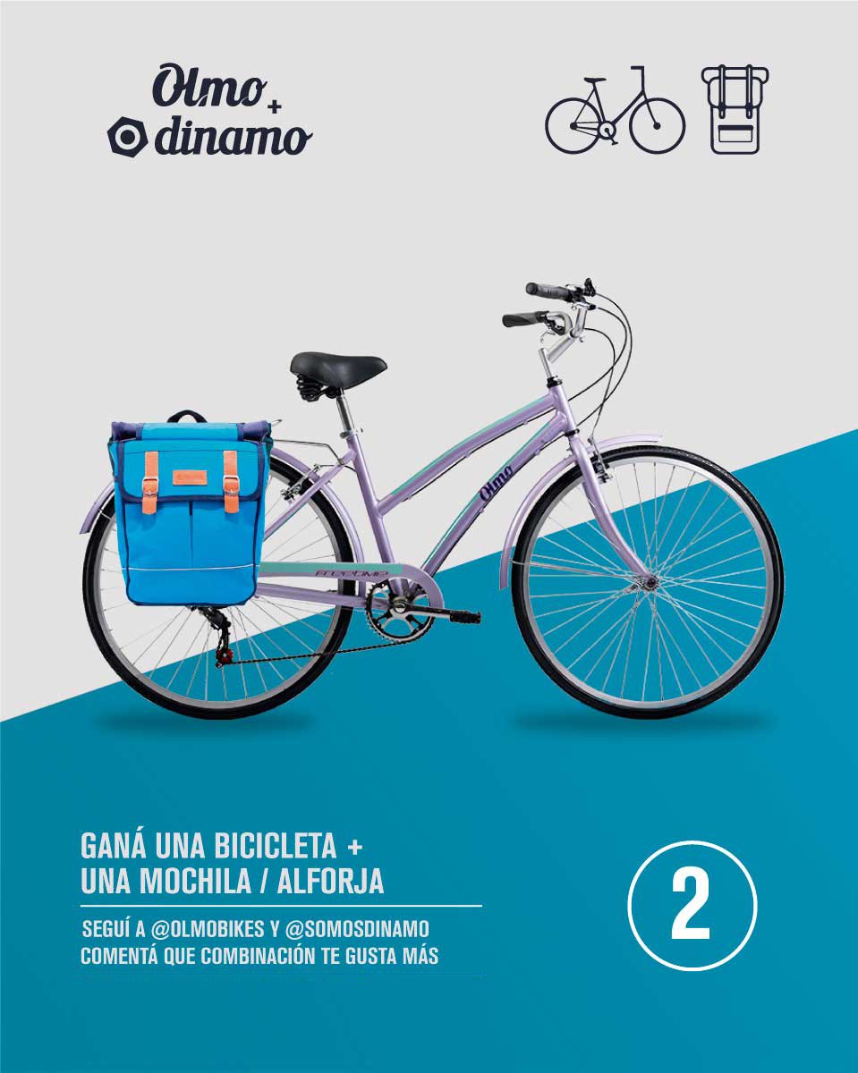 OlmoBikes's tweet photo. #Sorteo #DiaDeLaMadre ¡Ganá una bici + un bolso/alforja, y elegí el color! Participá en https://t.co/gf1dg6BZGL ¡Dale RT para sumar chances! https://t.co/dCqhqDqxs9