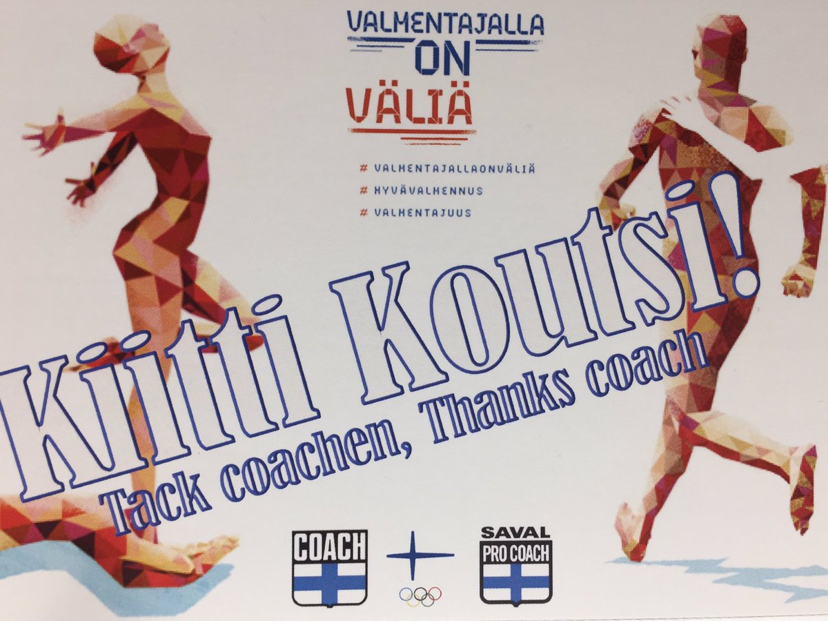 Milloin olet viimeksi kiittänyt valmentajaasi? #kiittikoutsi