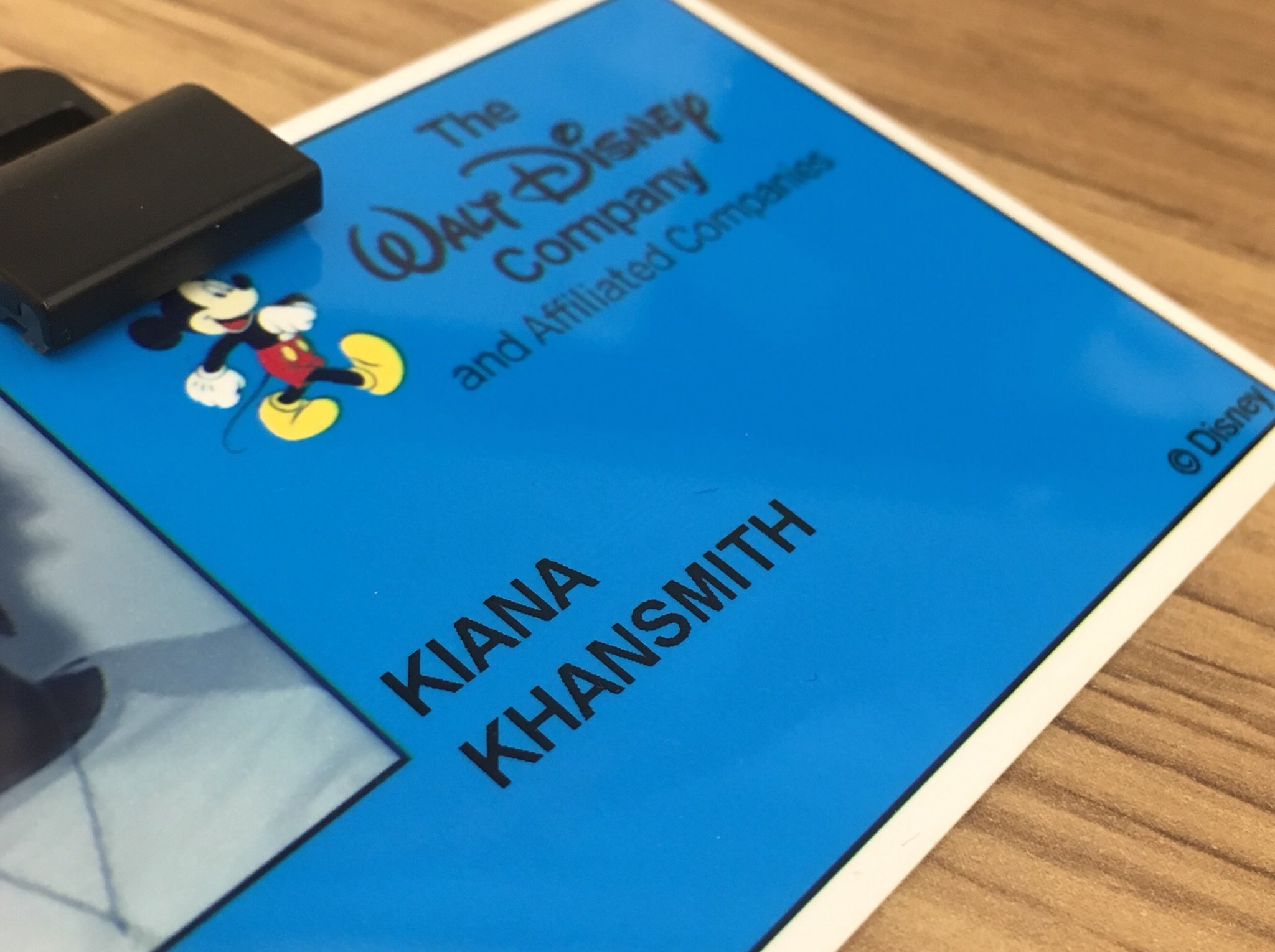 Disney Cast Member Id Card
