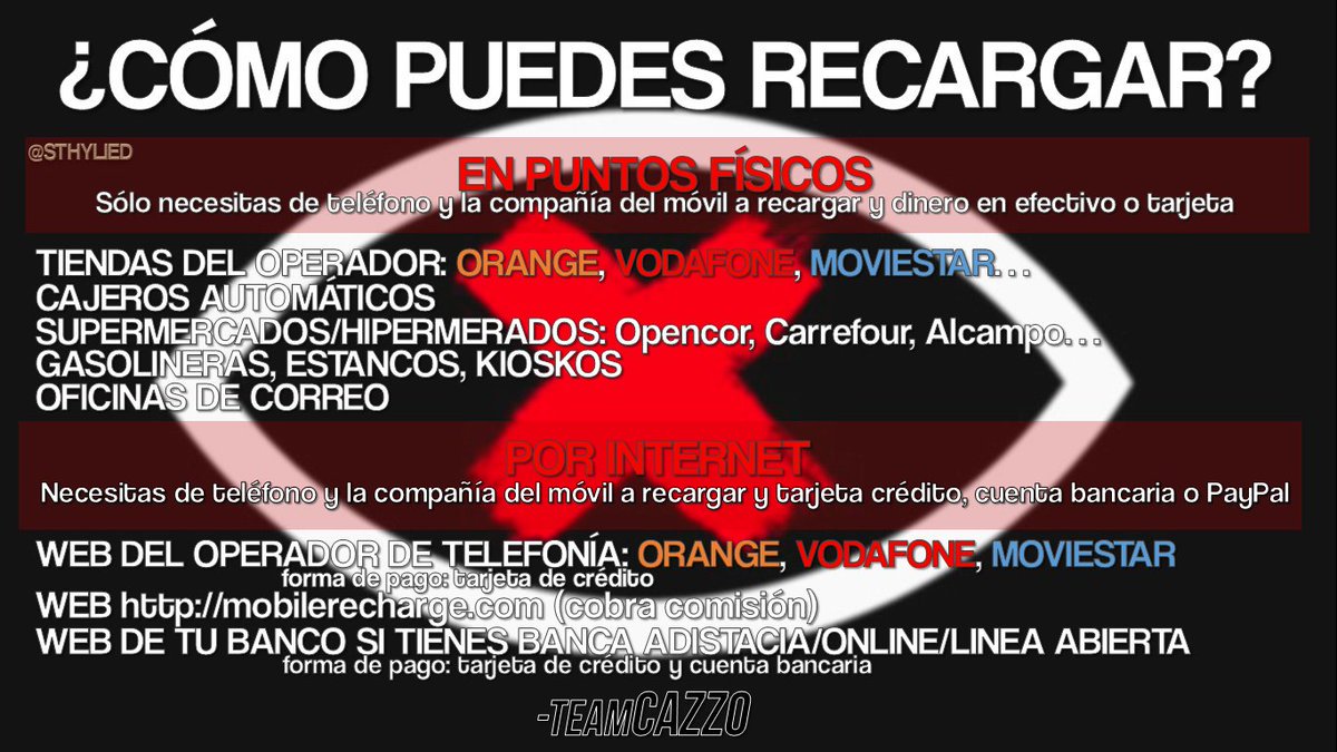 InfoCazzoGH's tweet photo. Si alguien no sabe como recargar aquí esta todo muy bien explicado https://t.co/cKizeEOh8O