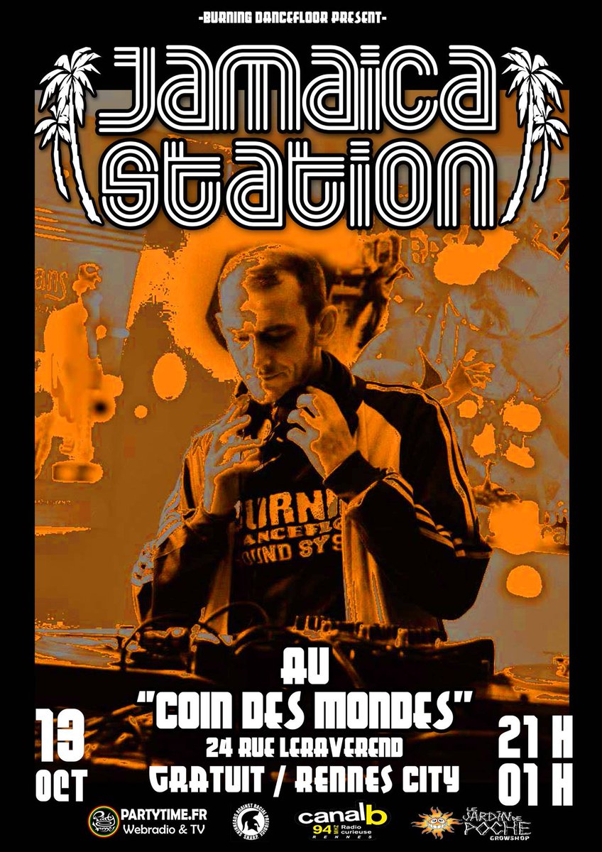 Tr3ligS's tweet photo. JAMAÏCA STATION #20 
Roots - Reggae -Dub - Digital
@AuCoinDesMondes / Rennes 
#tr3ligSelecta https://t.co/CNsS6Go36r