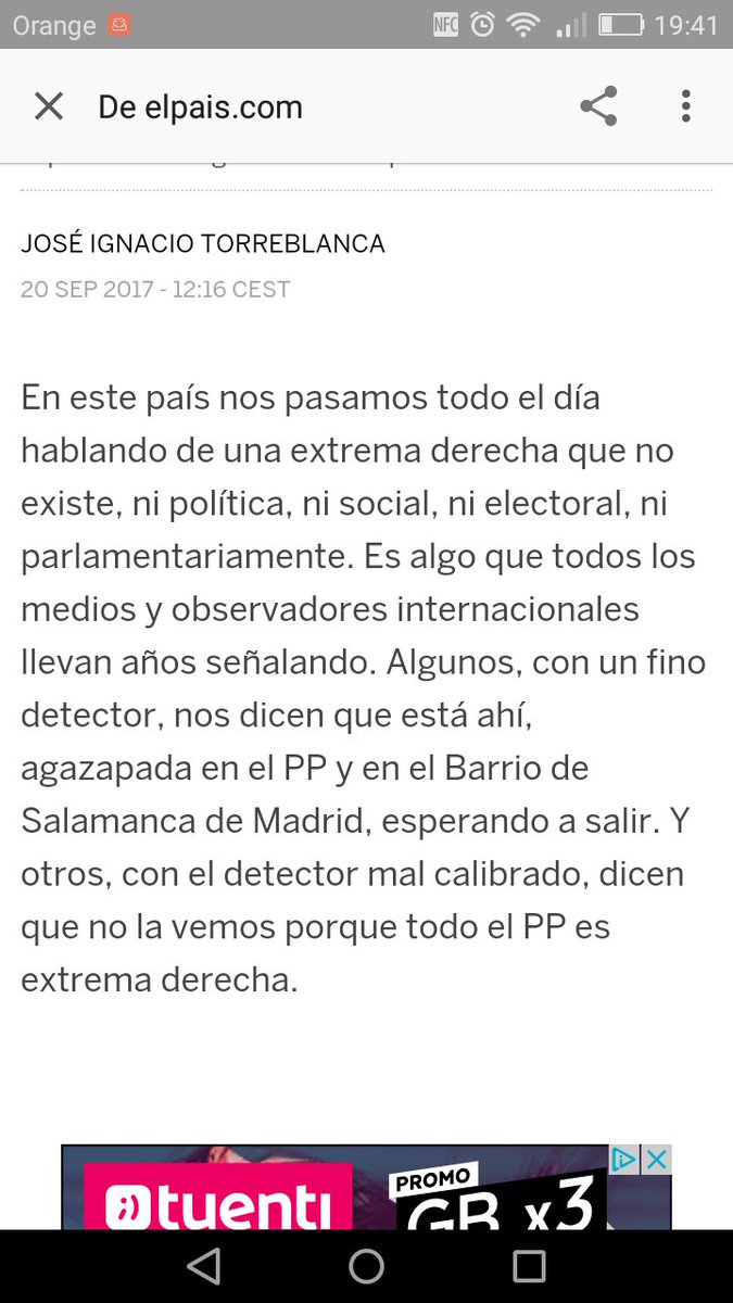 No ha pasado ni un mes.