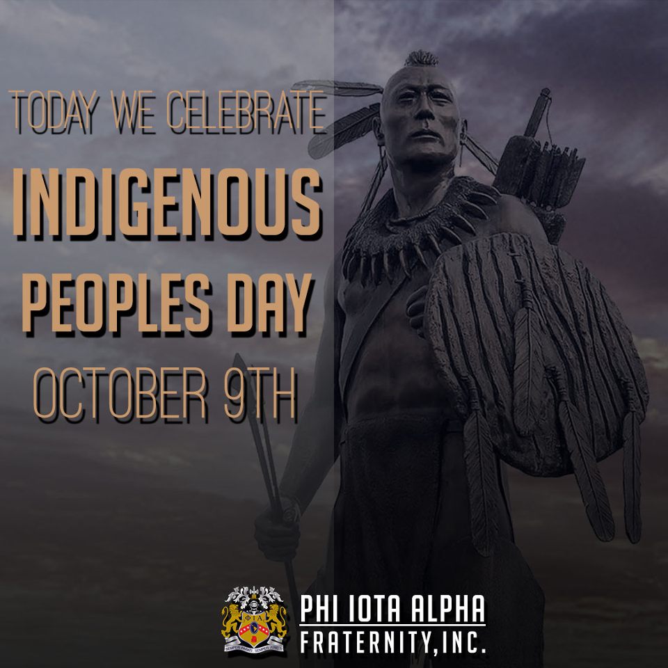 AUPhiotas's tweet photo. We honor the struggle, courage and resilience of Indigenous peoples here in the Americas and around the world.
#PhiotaCelebrates https://t.co/JeoIvUyDaJ