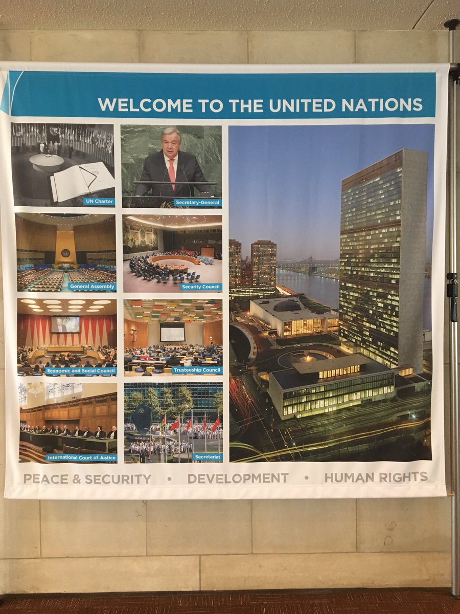 SSSASMaestroG's tweet photo. United Nations tour with our amazing US Performing Arts students!! @SSSASsaints https://t.co/GLHjKfW9oq
