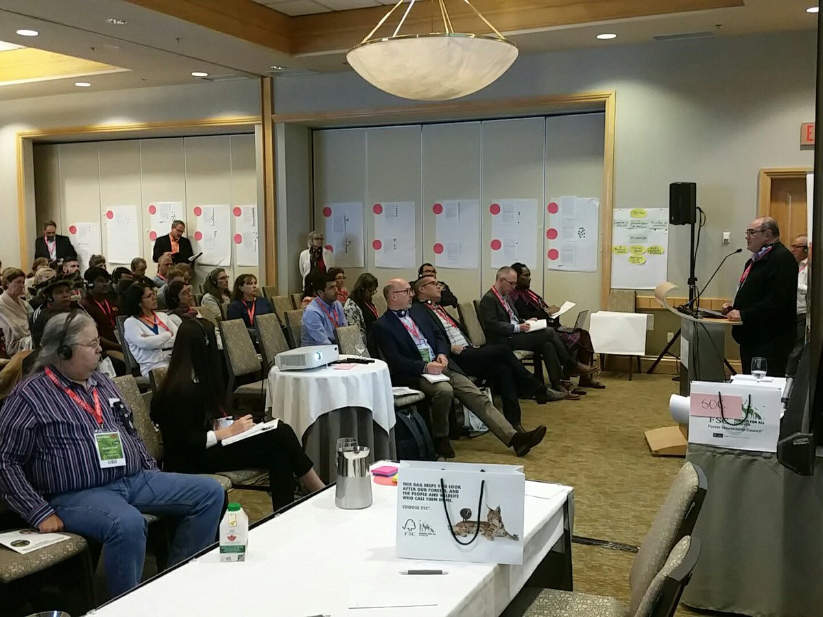 CarstensenFSC's tweet photo. #FSC_IC Discussion on Indigenous Peoples' engagement in FSC. Setting up legitimate indigenous capacity inside FSC #forestsforallforever https://t.co/6qa76dJ2bh