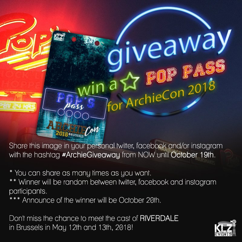 #ArchieGiveaway!
THANK YOU  #ArchieCon