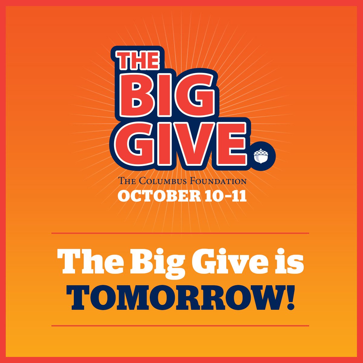 colsfoundation's tweet photo. Who's ready for The #BigGive?! Go BIG. Be KIND! https://t.co/KmYCrSMk6N