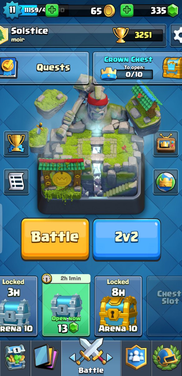 MoirTechnology's tweet photo. @ClashRoyale 18:9 ratio is messed up still https://t.co/LC7iMCkpbk