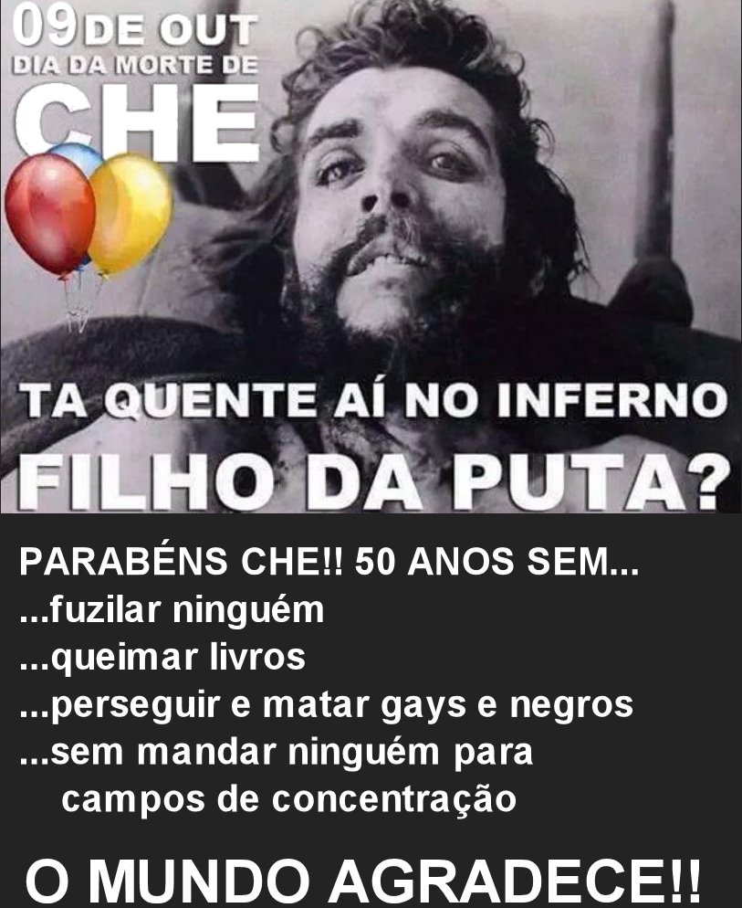 mlopes0910's tweet photo. #QuemFoiChe https://t.co/DV27CChS4U