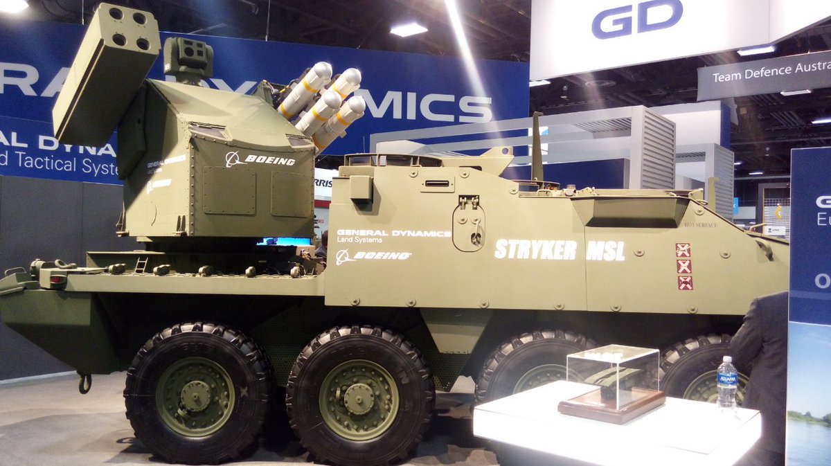 اختبار جيل جديد من عربة "Stryker" المزودة بمنظومة "بوينغ" للصواريخ قصيرة المدى DLty5m2XcAEoDOM