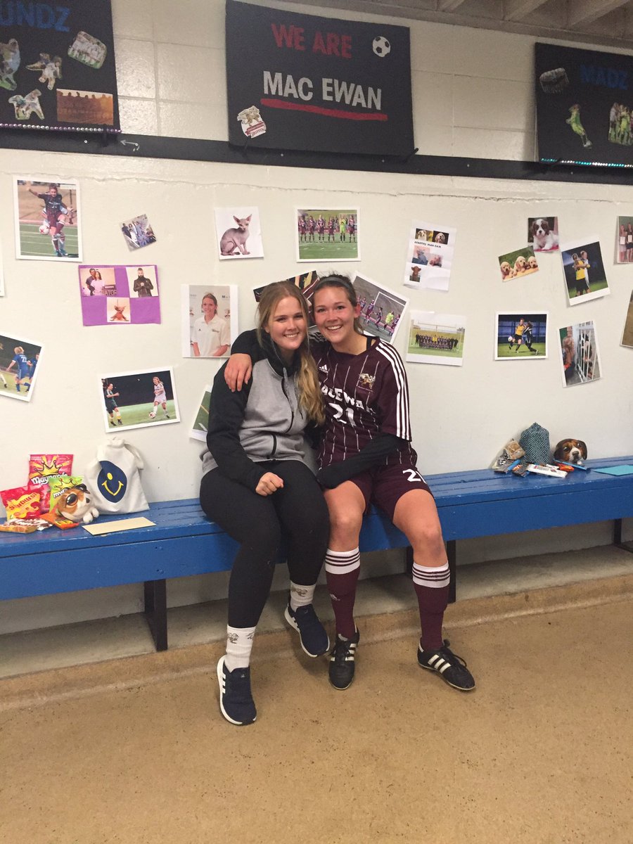 Griffins_WSOC's tweet photo. Our graduating players @kskrundz &amp; @maddyperry8 are 2 of the greatest people/players/teammates I've ever worked with. TY 4 everything #WeAre https://t.co/iEkvTxMWGF