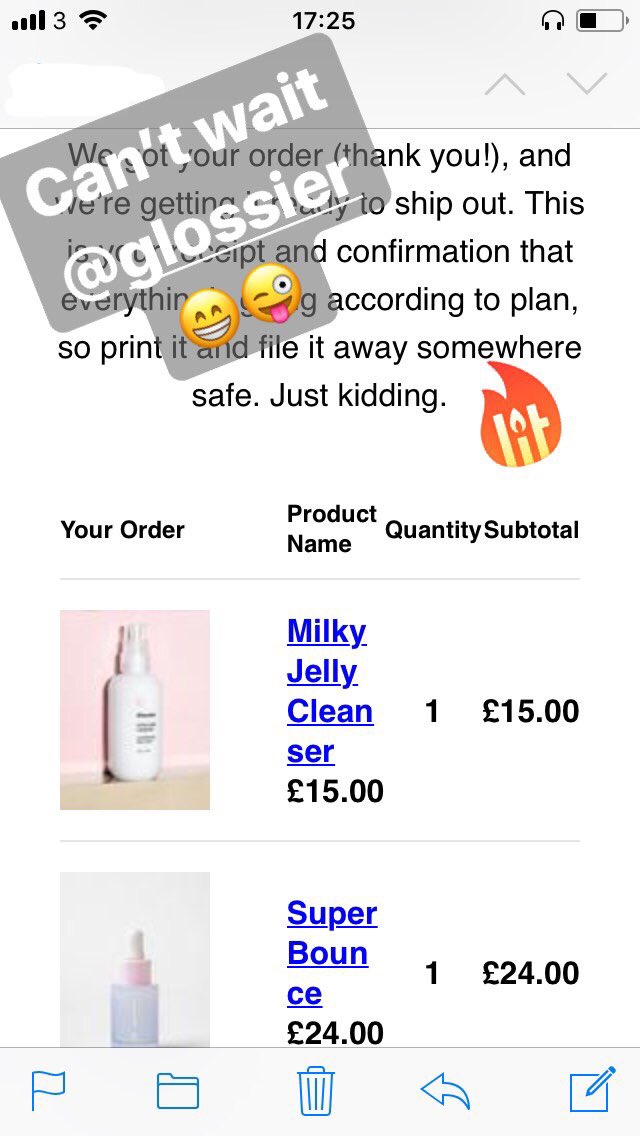 itsTH0M's tweet image. Can’t wait to get my @glossier goodies 😬🤤

#GLOSSIER #glossieruk #launchday