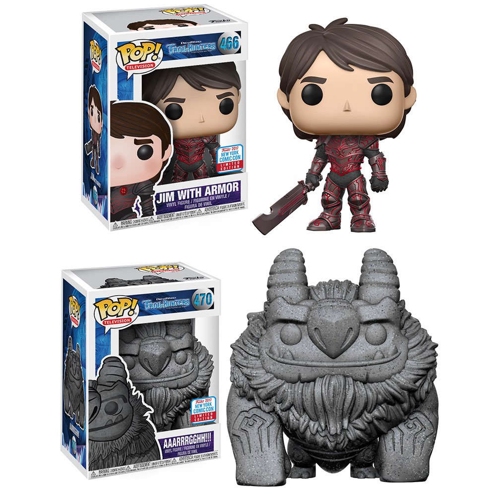 Funko's tweet photo. Don't miss out! The New York Comic Con 2017 exclusive Trollhunters Pop!s are available while supplies last! https://t.co/ADZVzfwQKE https://t.co/sCeYIFwaZH