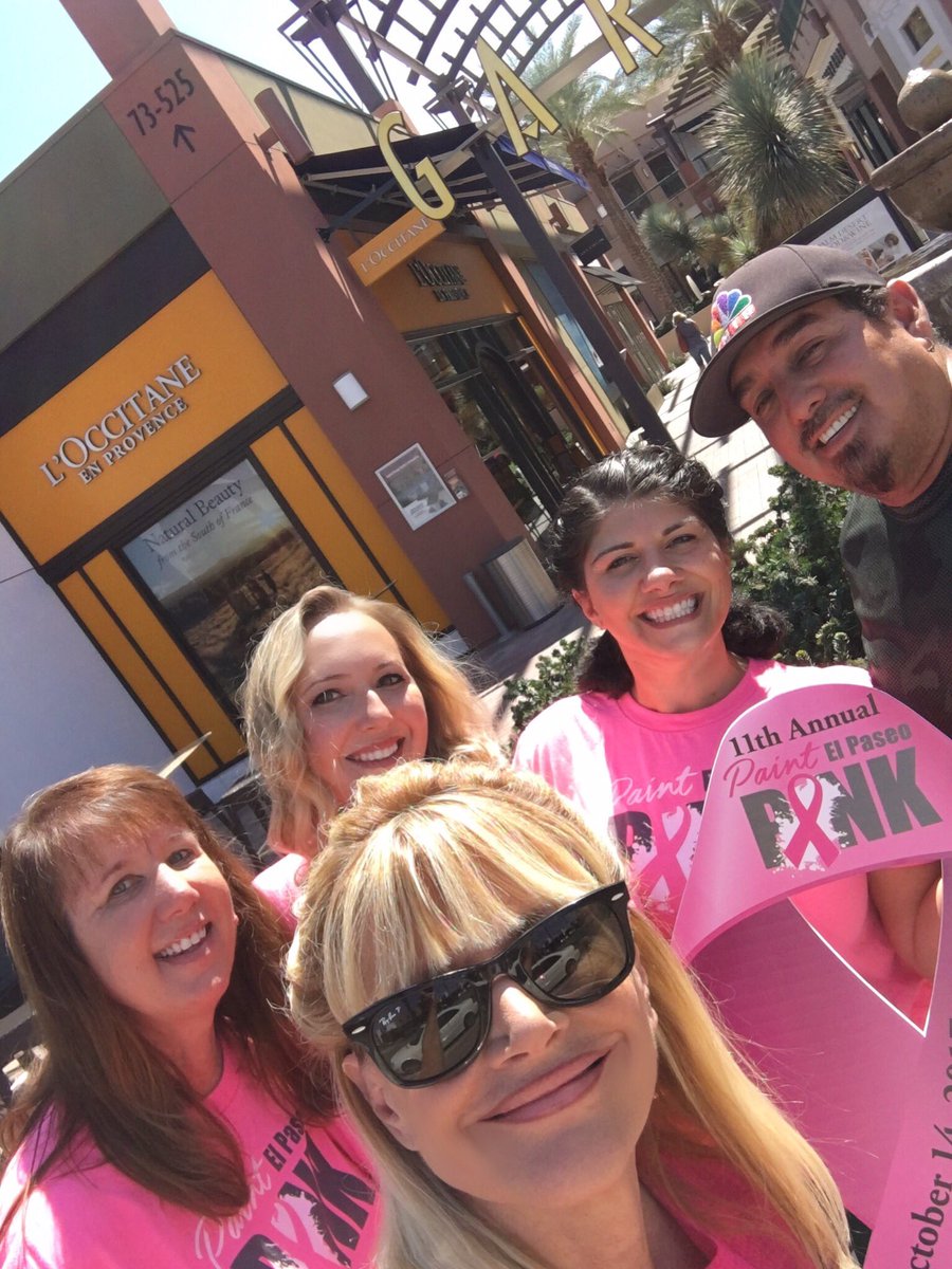 October is #BreastCancerAwarenessMonth so @KMIRCares spotlites #PaintElPaseoPink to raise $$ for <a href="/DesertCancer/">Desert Cancer</a> See you Saturday 10/14 8a! 👍💗