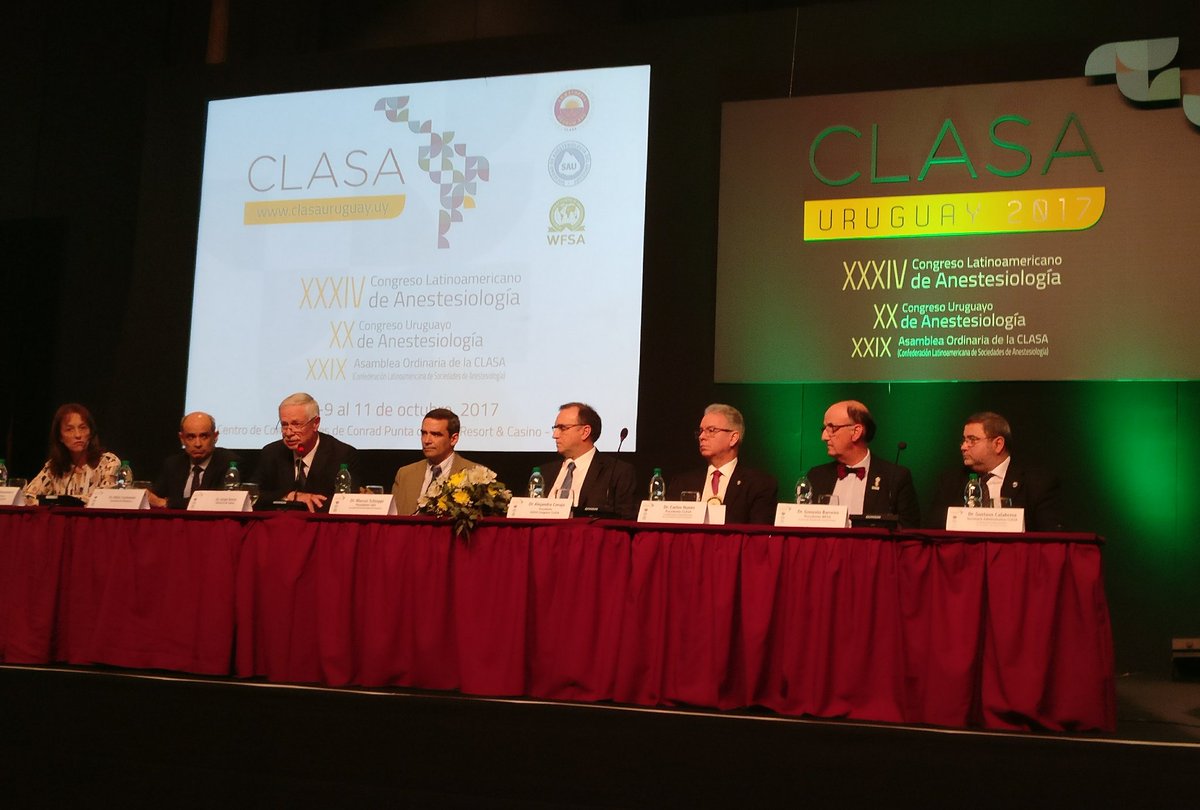 wfsaorg's tweet photo. Very proud to have the Minister of Health Dr Jorge Basso at the opening ceremony #CLASA2017 & highlighting #UHC2030 + universal access https://t.co/pmi3DSlxMp