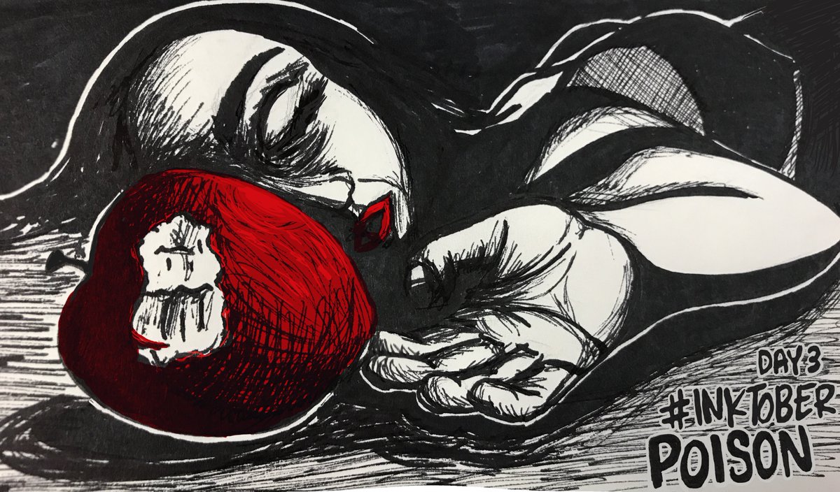 #inktober2017 day 3: Poison #inktober
