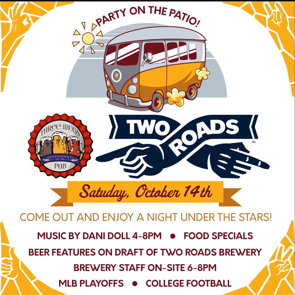 PintofPat's tweet image. You know have plans this Saturday with @2RoadsBrewing @2RoadsLee @2roadschris