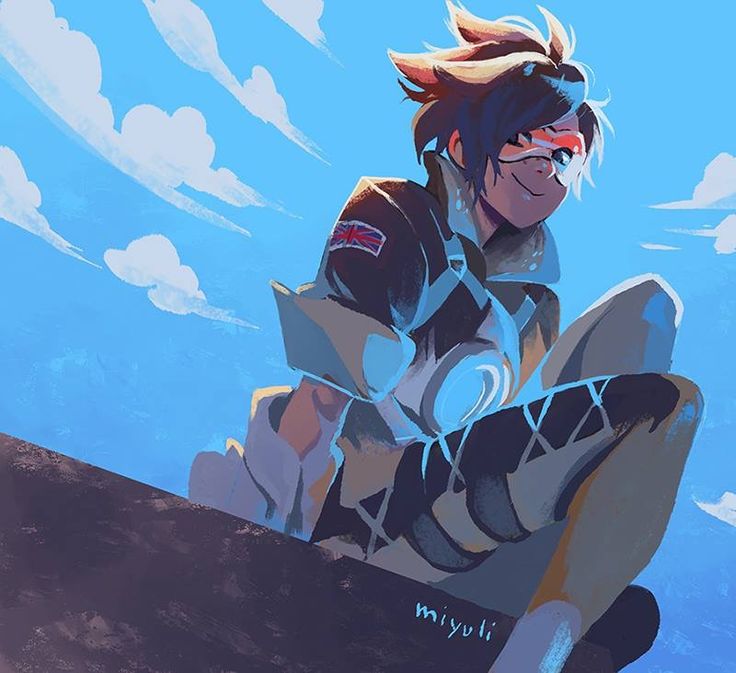 [×Tracer would be sitting on a Clif side Looking out to the view of the ocean.×]
#OpenRP
#OverWatchRolePlay
#OWRP