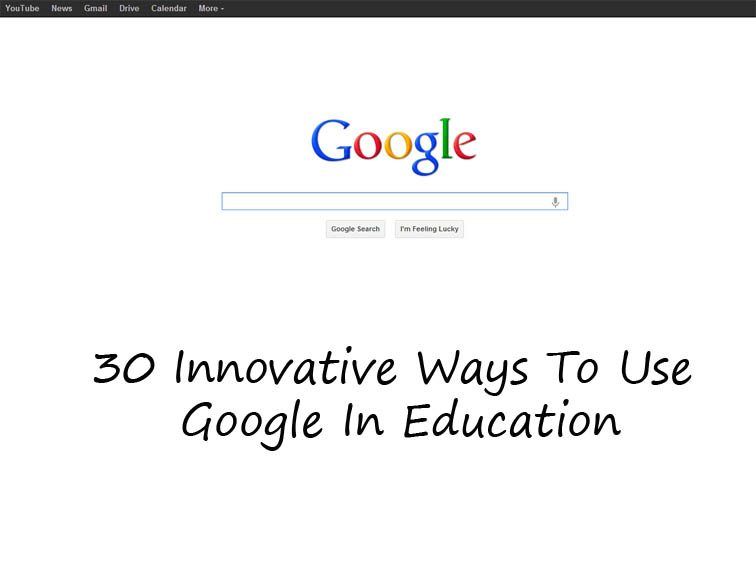 TeachThought's tweet photo. 30 Innovative Ways To Use Google In Education https://t.co/hyKsXDIIw5 https://t.co/NvivfOjAAM