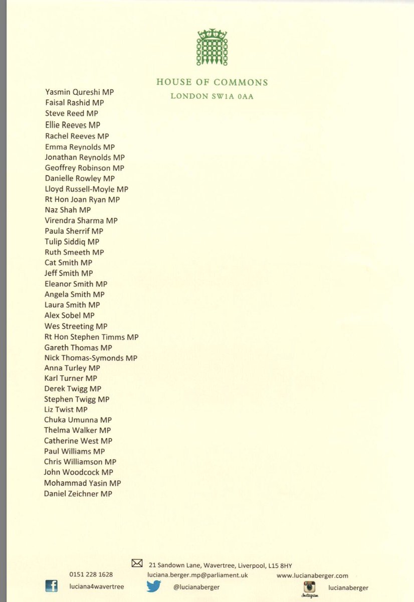 lucianaberger's tweet image. On the eve of #WMHD17 160 @UKLabour MPs have written to the PM to ask that mental health funding is ring-fenced. Now is the time for action.