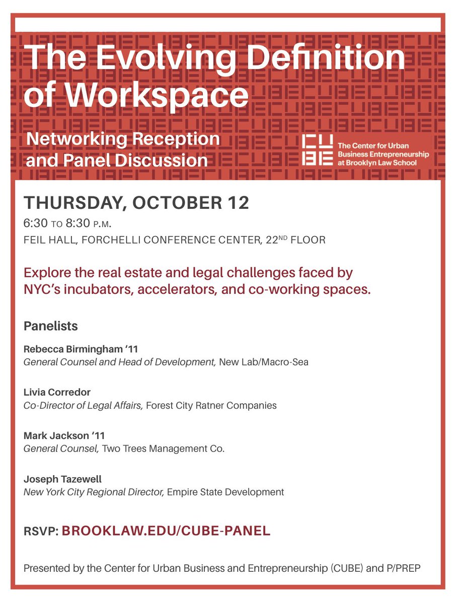 Don’t miss out on this week’s networking opportunity!