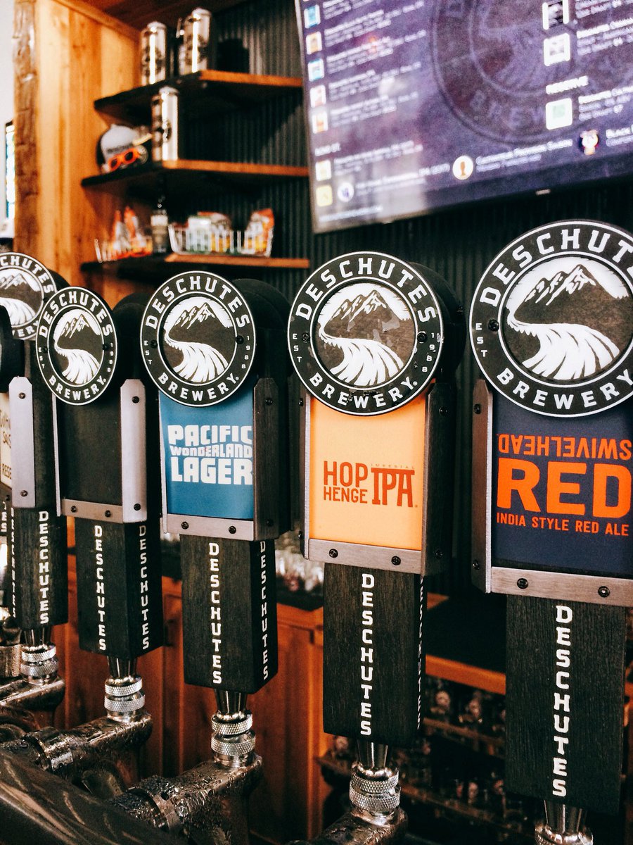 In honor of #ColumbusDay we are “discovering”new beers in the #Roanoke tasting room. Have you tried Hop Henge yet?! #DeschutesRKE