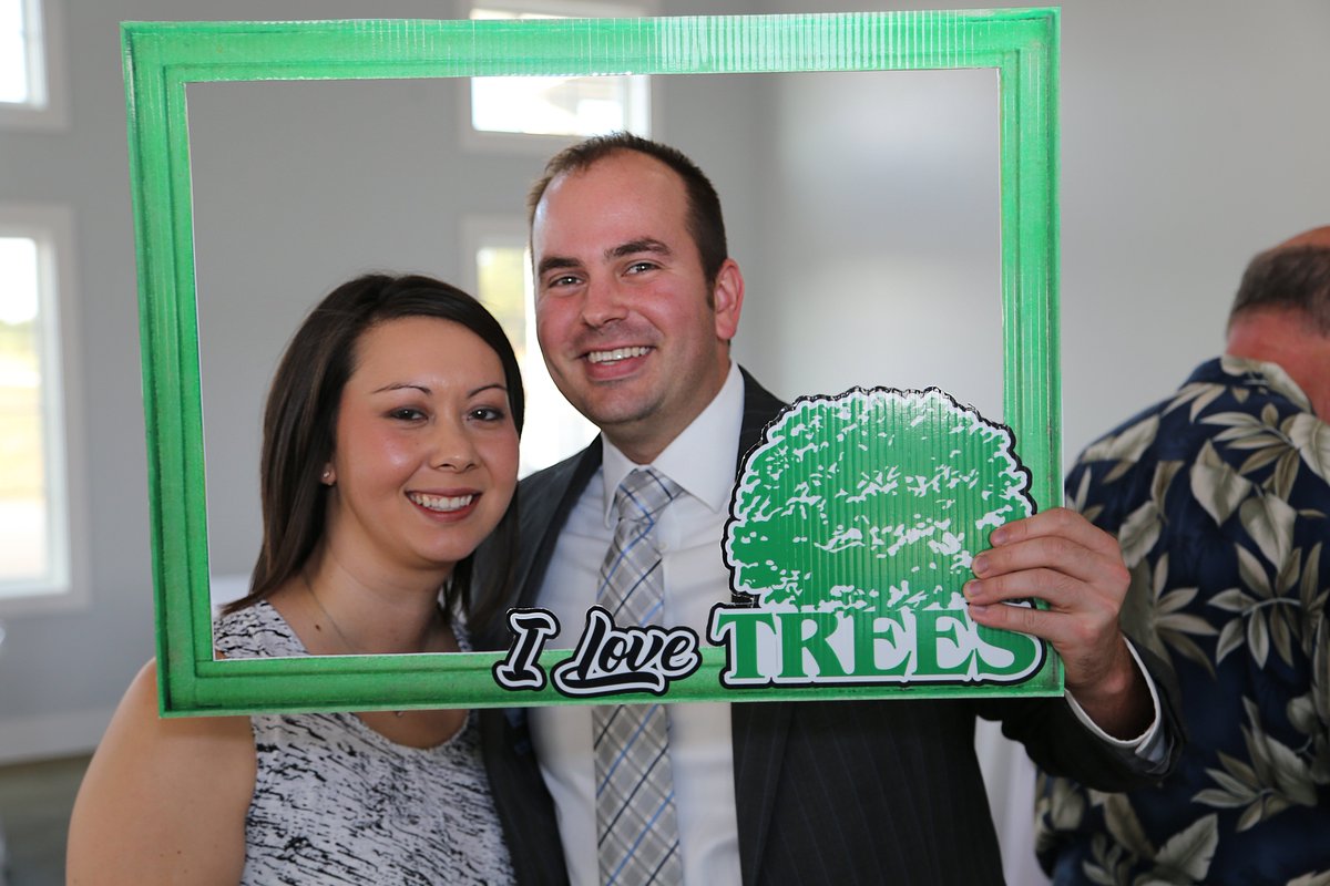 TerreHauteTREES's tweet photo. After this weekend, they are now Mr. &amp; Mrs. @BrandonHenman ~ Congratulations to our @TREESINCTH Secretary and his new wife. https://t.co/vAL93woRWw