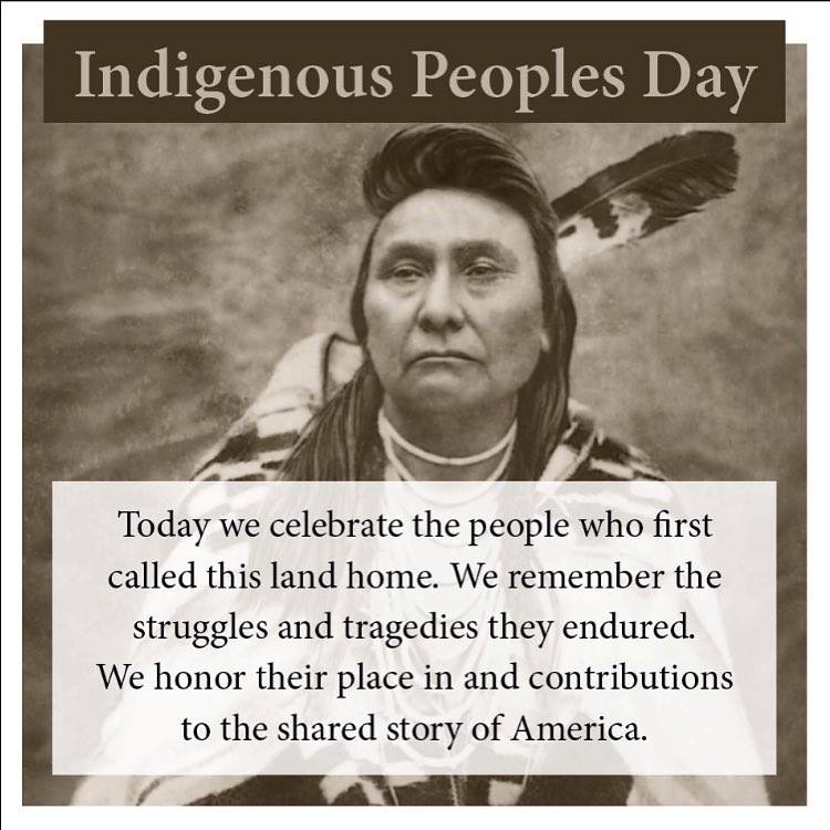 Today, we celebrate the lives and culture of the people who were here long before Christopher Columbus set foot on U.S. soil.