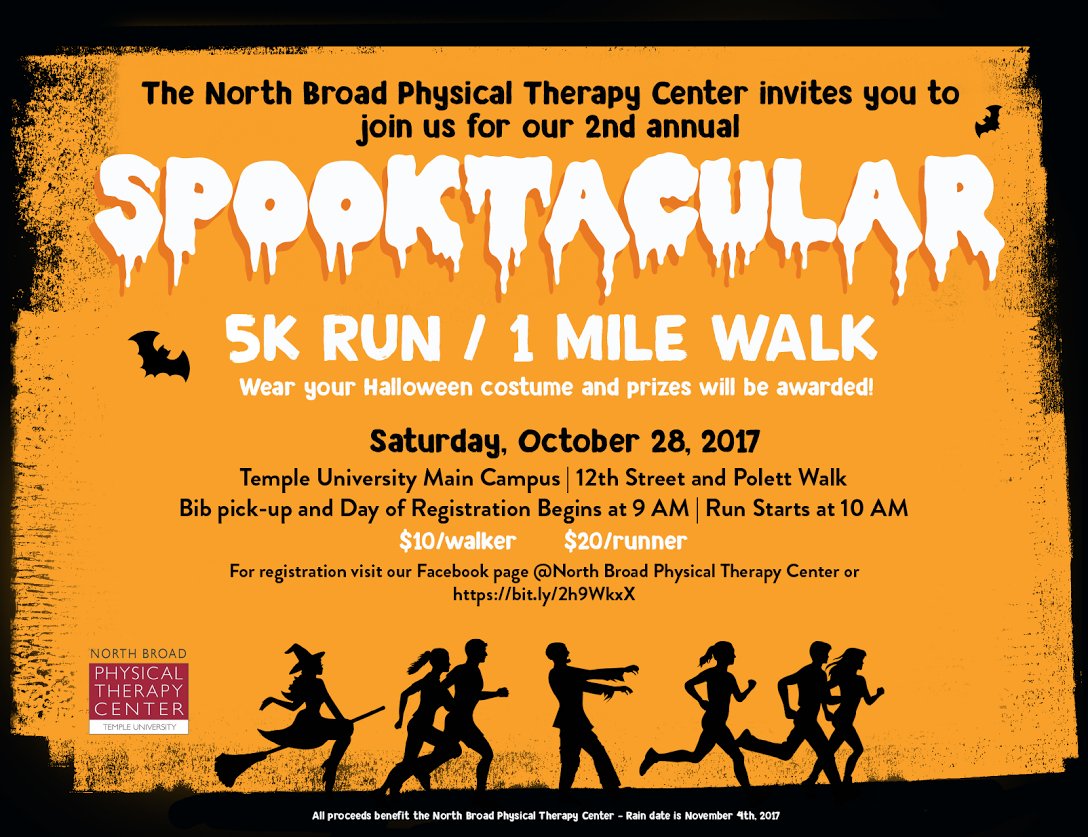 tuhardwick's tweet photo. Wear your best costume, bring your best spirit &amp; support a great cause! #Spooktacular #TempleUniversity #NBPTC https://t.co/HAQWvVIK9S
