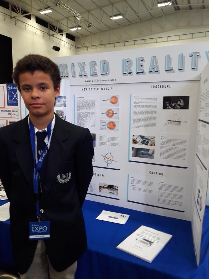 BridgeHouseSchl's tweet photo. Albert Ottesen #SilverMedal #EskomExpo #YoungScientists #InternationalScienceFair #winner prestigious HJ van der Bijl Award & nominated to attend interview to identify potential participants to participate in Science Fairs in various countries in 2018. https://t.co/j7tkeqUdTe