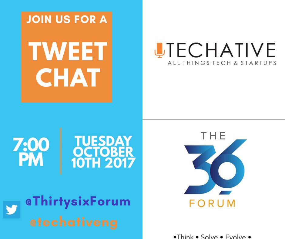 techativeng's tweet image. Join us as we #ThinkSolveEvolve on this tweet chat with @ThirtysixForum #TweetchatTuesday