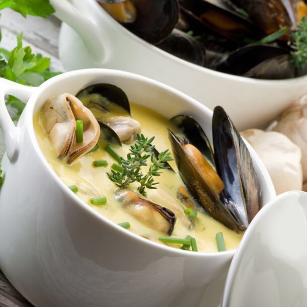 Beautiful moules mariniere and cream #recipes