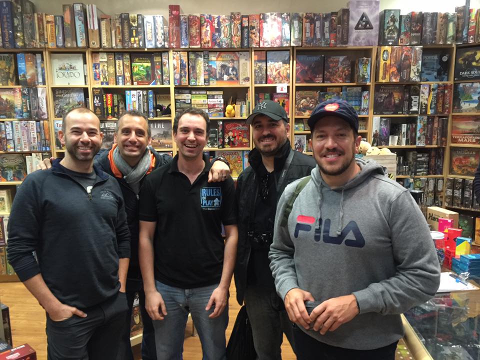 A big HEY to the Impractical Jokers @truTVjokers who popped into our shop today and left with <a href="/SneakyCards/">Sneaky Cards</a> - enjoy it, guys! 😀 #starstruck