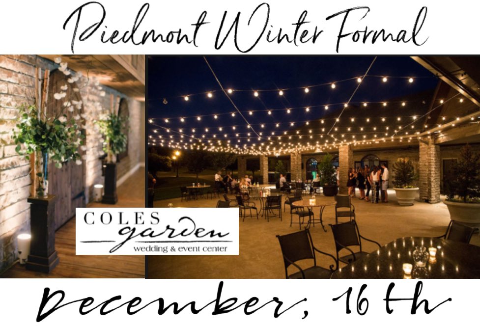 PHSSTUCO1's tweet photo. Save the date! 👔👗 PHS Winter Formal 12/16/17 @PHS_Wildcats @PiedmontSchools https://t.co/QdAqYwtJzn