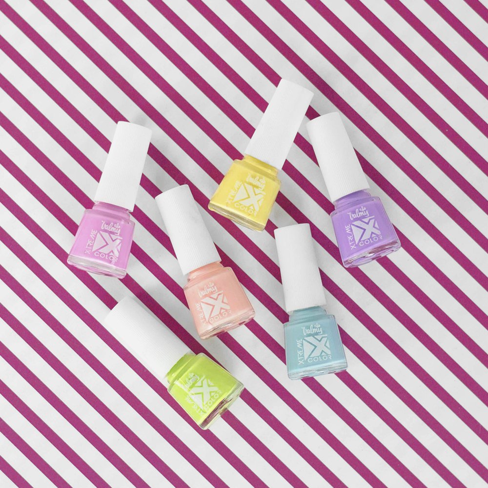 CosmeticosValmy's tweet photo. ¡Nueva colección de esmaltes #CandyGirl! #SugarRush #CottonCandy #GrapeGum #YummyGummy #LimePop #BananaSplit #XtremeColor #YoSoyXtreme https://t.co/RucU48FSZC
