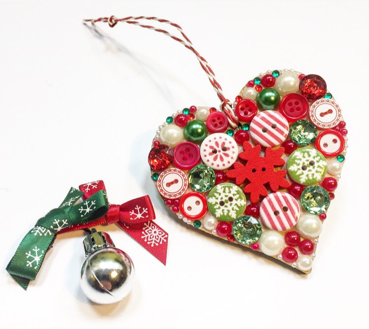 It has been a Christmas decoration making afternoon. What have you been up to? #christmasdecoration #HandmadeHour #CraftHour #Craftbuzz