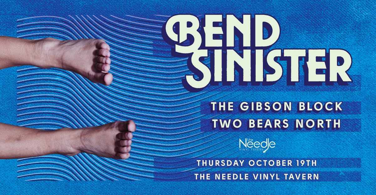 Really excited to open for <a href="/Bend_Sinister/">Bend Sinister</a> at the @theneedleyeg with @TwoBears_North!! Oct 19th See you there! 🎸🤘🏻🎸   facebook.com/events/5009817…