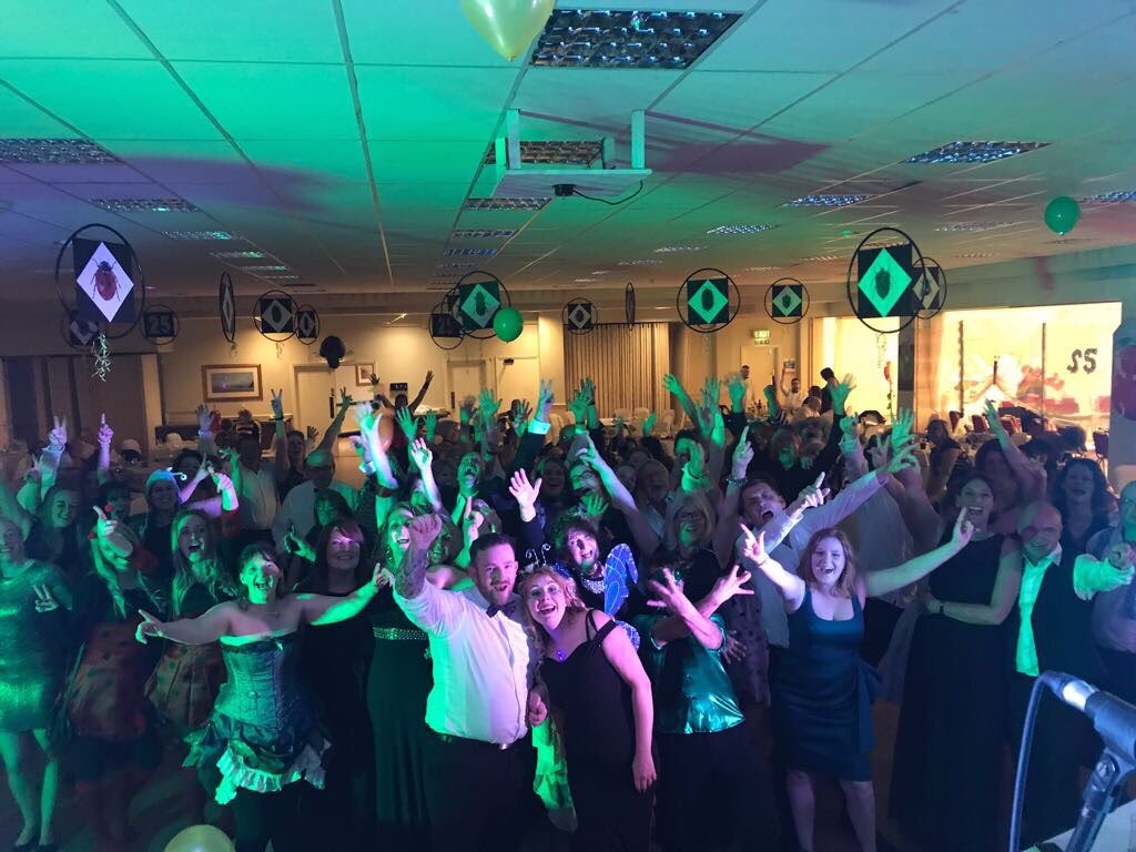 Area52theband's tweet photo. Great night supporting @SWWR for their Ugly Bug Ball! Great costumes, dancing and funds raised for a great cause 😊 https://t.co/xvgzrE9o0s