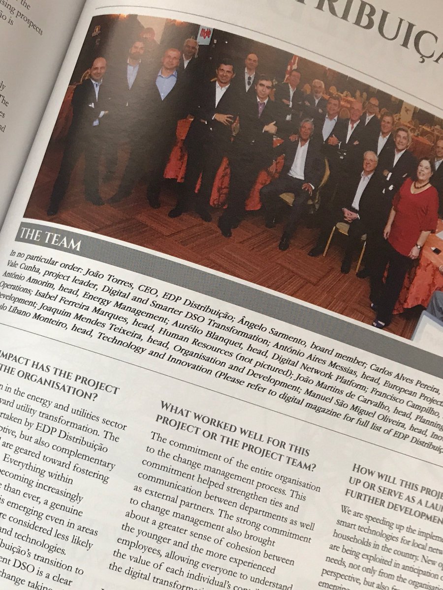 energyTorresEU's tweet image. #energytransition requires #utilitytransformation #EDPDistribuição on way #DSO #Portugal #innovation #organization #people #EDP @Metering