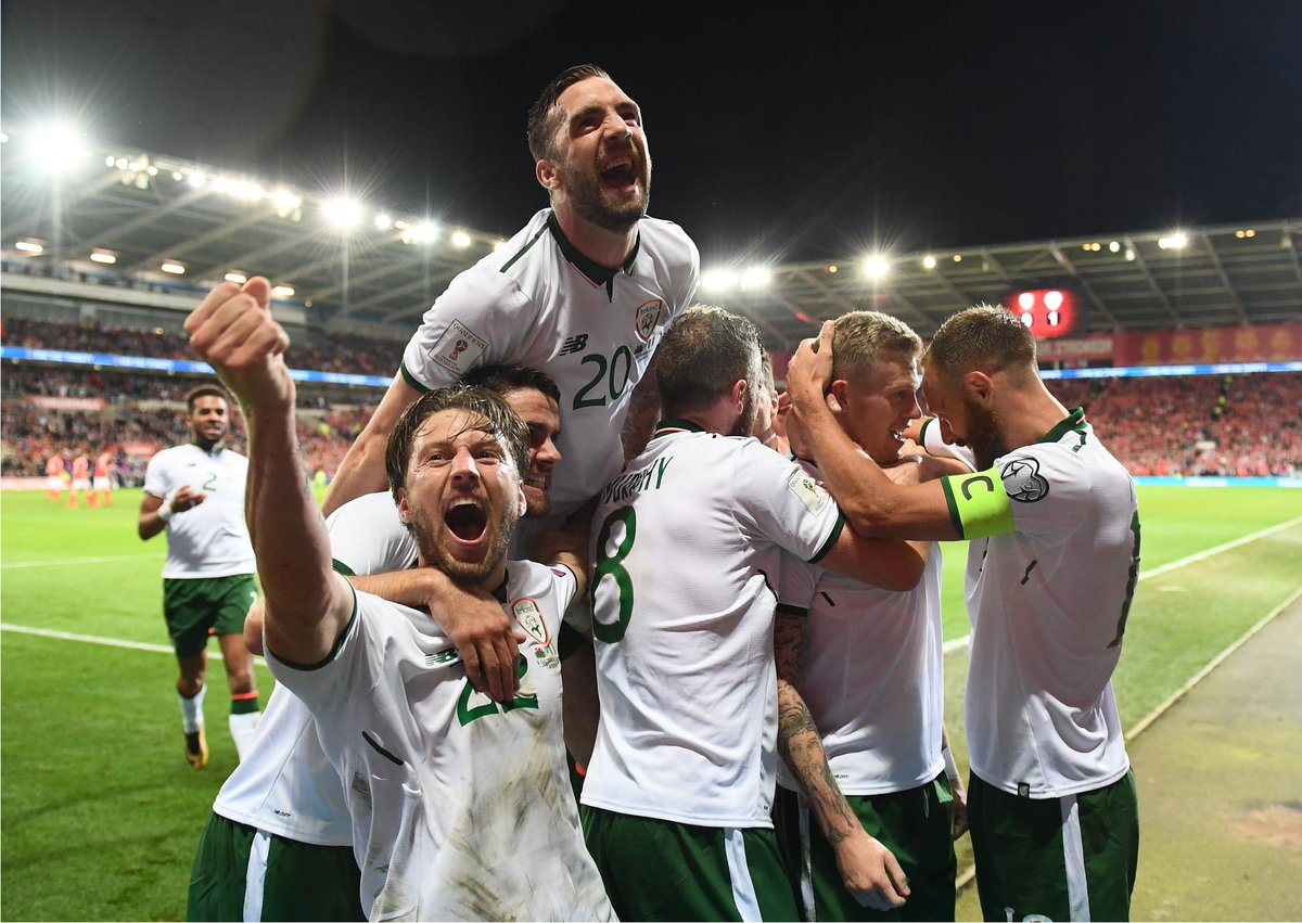 Great Game, Great Win and a Great Picture here taken by <a href="/sportsfilesteve/">Stephen McCarthy</a> of the Irish Team celebrating  #WALvIRE #WALIRL #WALIRE #COYBIG