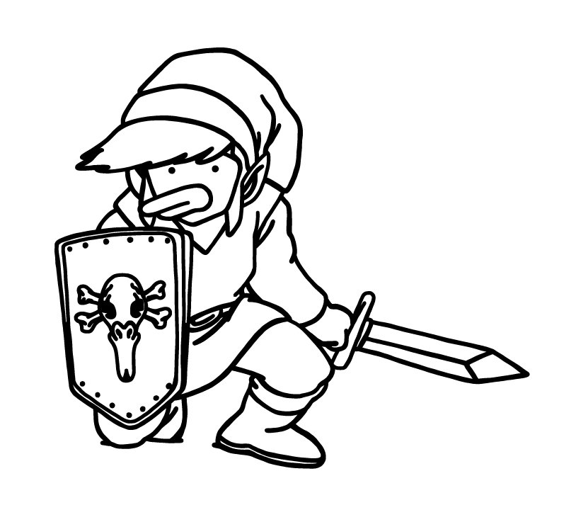 patoboxgame's tweet photo. It's dangerous to go alone! #patobox #indiegame #videogame #thelegendofzelda #link #tloz #gamedev #indiedev #fanart https://t.co/76wNiDaxdK