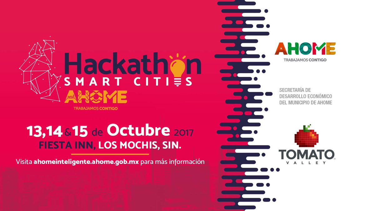 tomatovalley's tweet photo. Se han liberado los retos del #Hackathon #SmartCities Ahome

Los puedes consultar en el siguiente enlace:

https://t.co/3iskKkFLb2 https://t.co/RTUlcEE3MW
